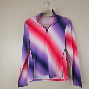 Kinona Keep It Covered Long Sleeve Golf Top Size Small